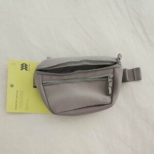 All in Motion Gray Crossbody Bag with Modern Design